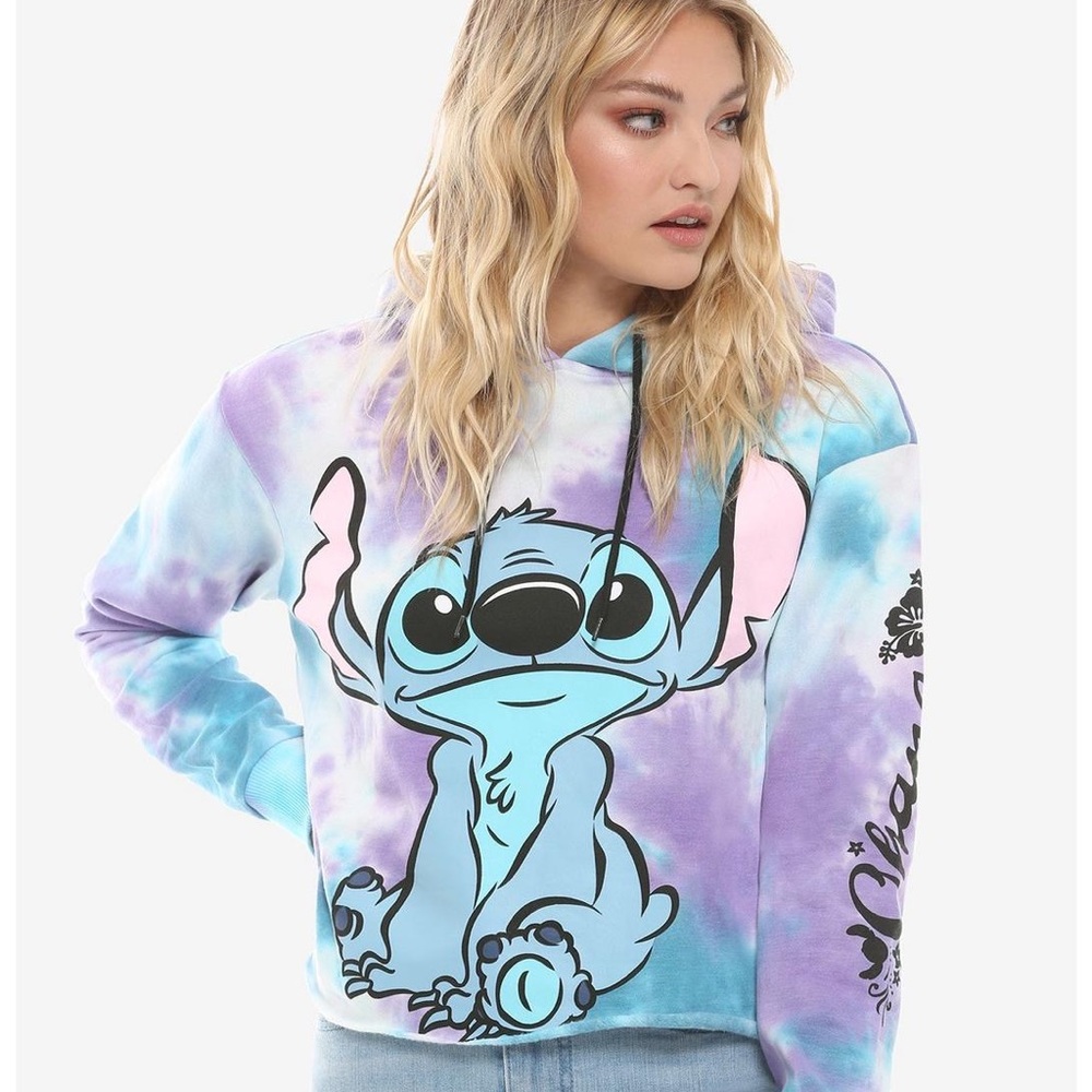 Hot topic Stitch tie dye Hoodie